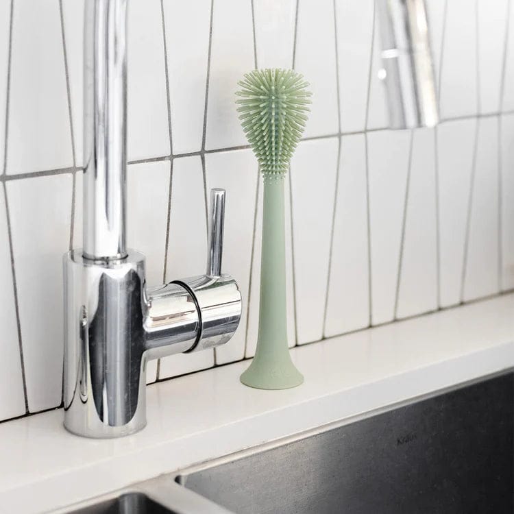Ezpz Baby Bottle Brush - Soft Bristle Cleaning Brush for Baby Bottles, Sippy Cups, and Pacifiers - Perfect for Newborns and Toddlers