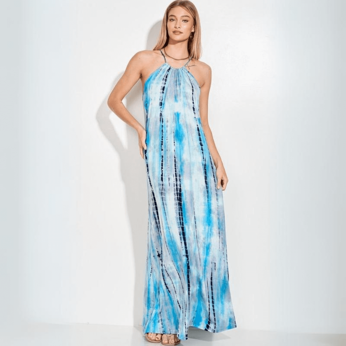 Stylish USA-Made Beach Vacation Maxi Dress for Women - Perfect for Summer Getaways, Tropical Vacations & Resort Wear