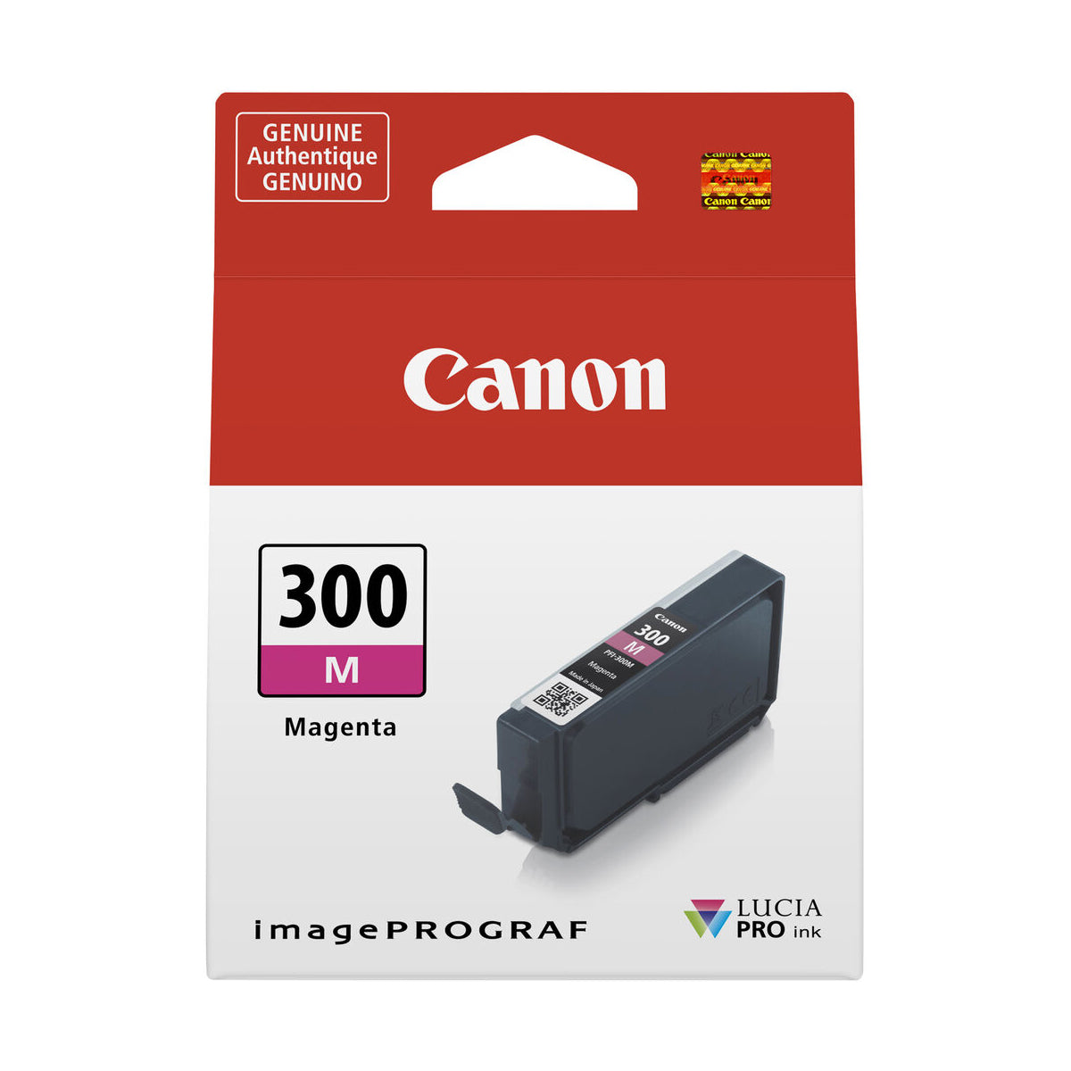 Canon PFI 300 Magenta (M) Ink Cartridge for PRO-300 Printer - High-Quality Photo Printing for Professional Photographers & Artists