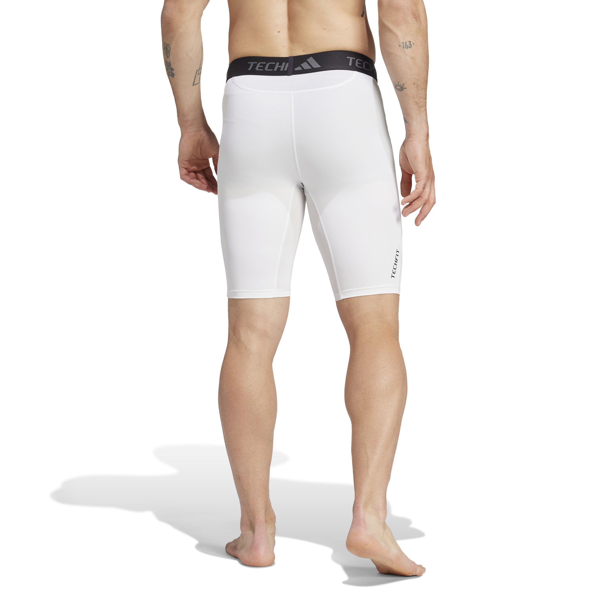 Adidas Men's TechFit Compression Training Shorts - Moisture-Wicking, Breathable Workout Shorts for Running, Gym & Sports Activities