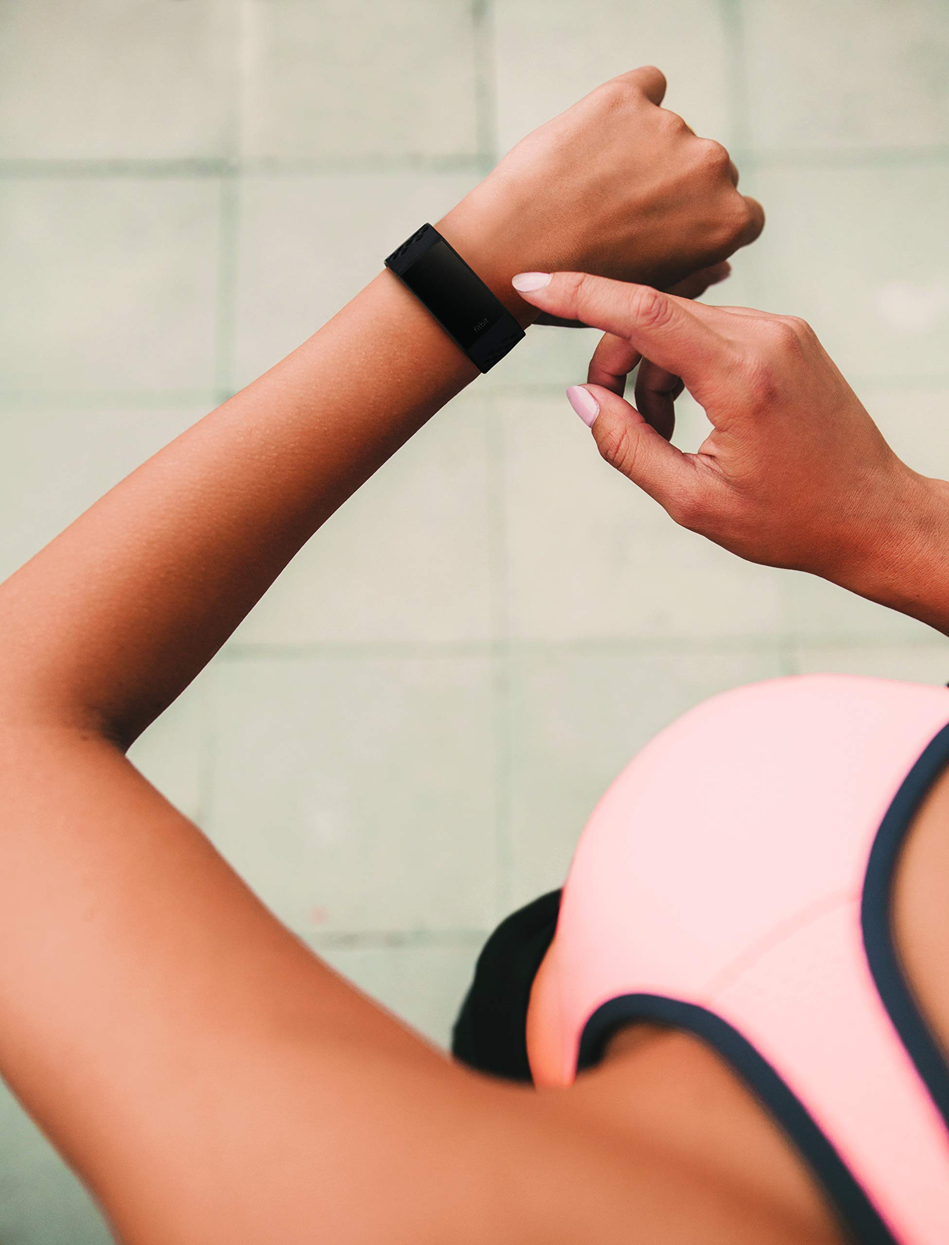 Fitbit Charge 4 Fitness Tracker with Built-in GPS, Heart Rate Monitor, Sleep & Swim Tracking - Black (Includes S & L Bands) | Perfect for Running, Swimming & Daily Activity Tracking