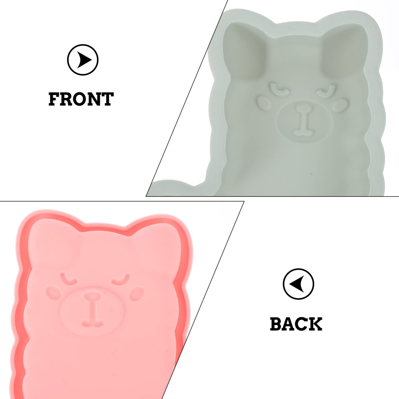 Beaupretty 2-Piece Alpaca Cake Mold Set - Non-Stick Baking Molds for Chocolate, Cupcakes & DIY Desserts - Perfect for Home Baking, Party Treats & Creative Cake Decorating