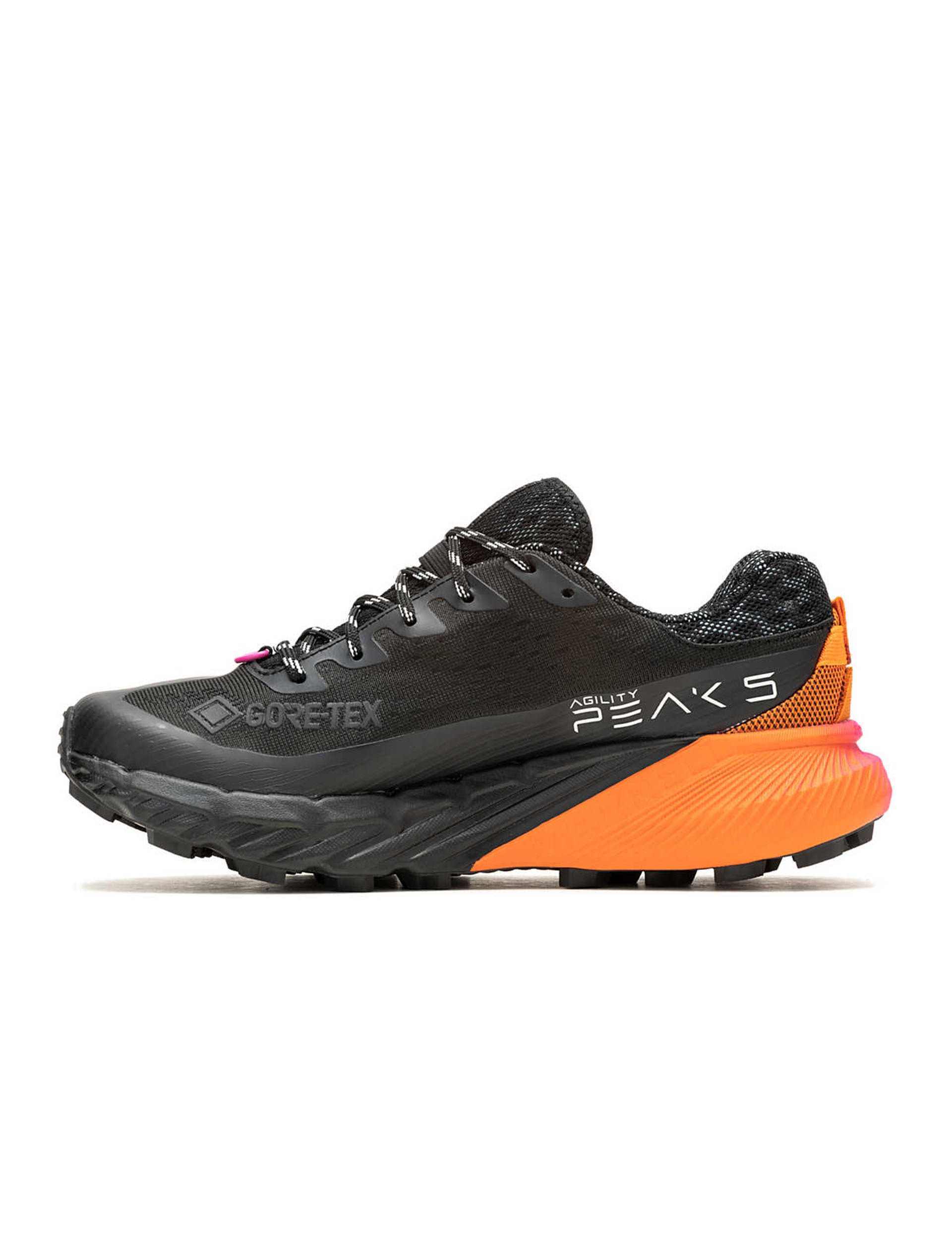 Agility Peak 5 Gore-Tex Waterproof Hiking Shoes for Men - Black/Multi Color - Trail Running & Outdoor Adventure Footwear