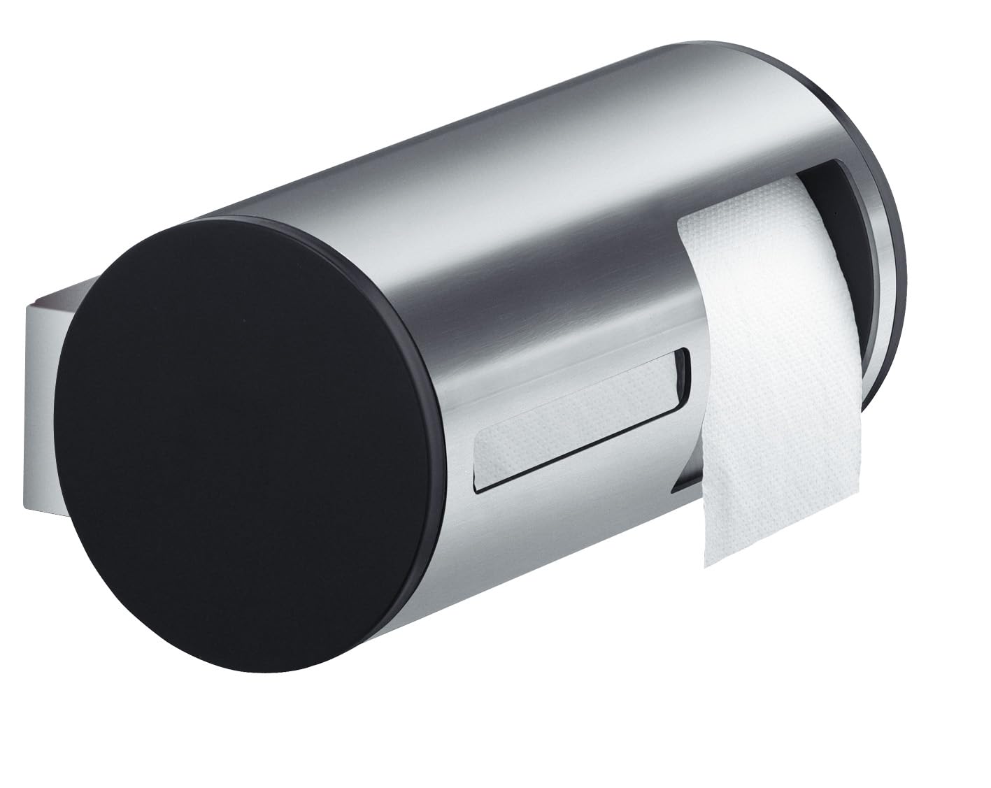 Stainless Steel Toilet Paper Holder - Wall Mounted Bathroom Tissue Roll Dispenser for Home, Office & RV Use