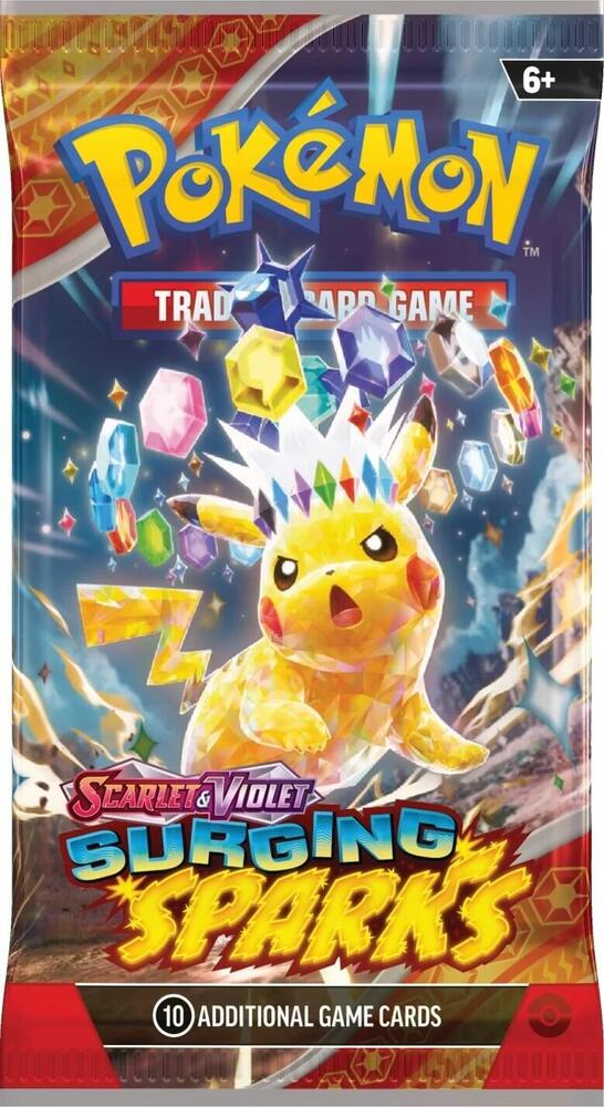 Pokemon Scarlet & Violet Surging Sparks Booster Box - 36 Packs of Trading Cards for Collectors & Players | Enhance Your Deck & Battle Strategy | Perfect for Game Nights & Tournaments