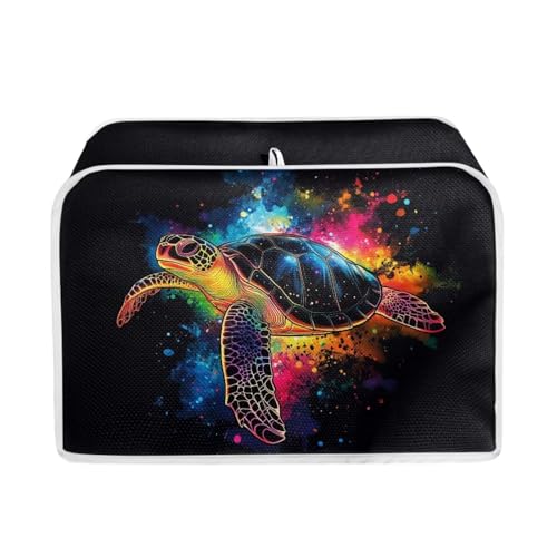Black and Multi - Sea Turtle Ink Splash