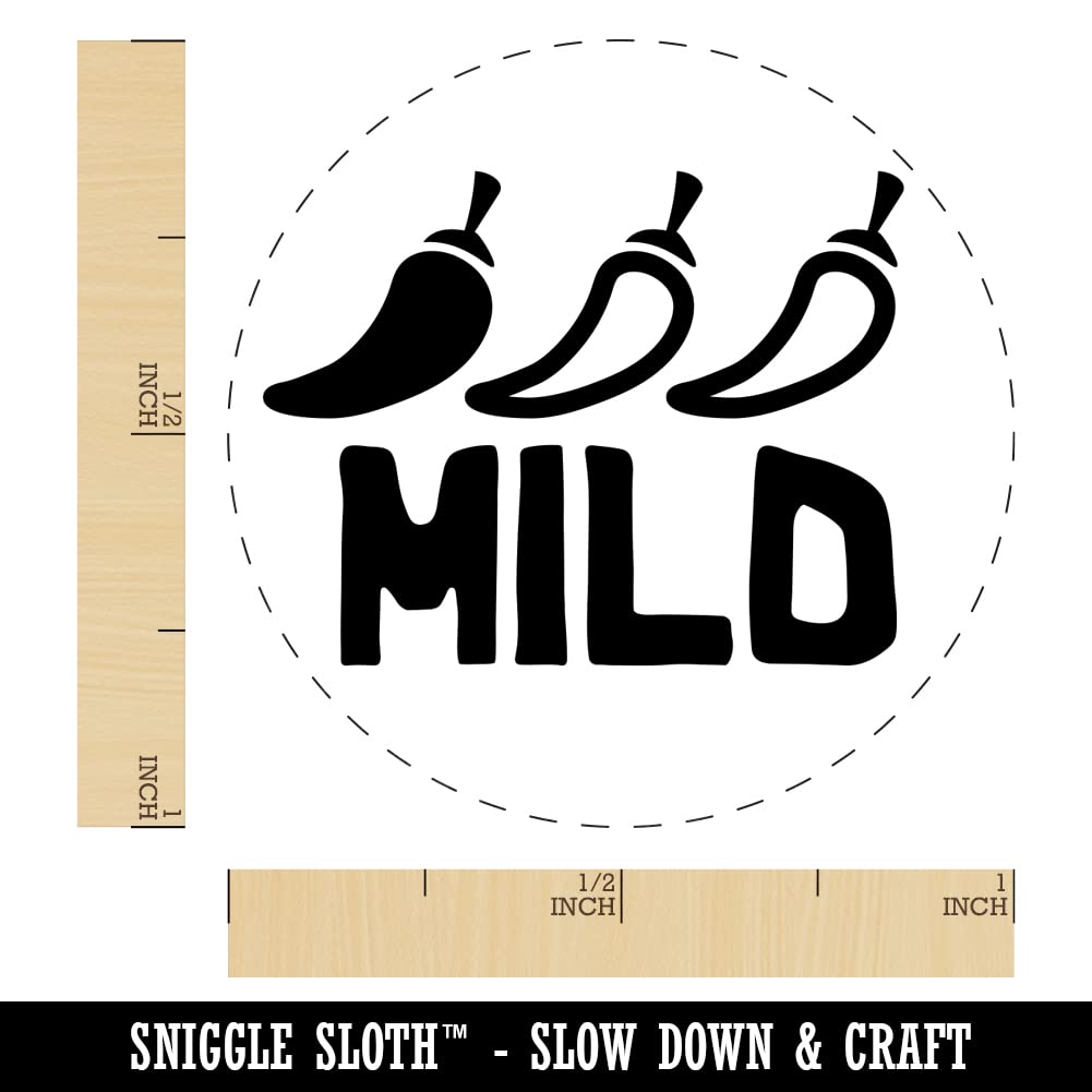 1 Inch Medium Self-Inking Rubber Stamp with Mild Black Ink for Crafts, Planners, DIY Projects - Perfect for Scrapbooking, Journaling & Office Use