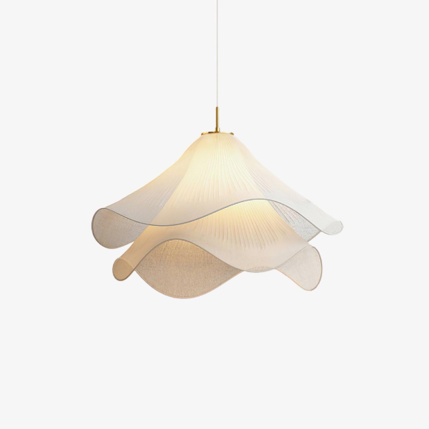 Ethereal Bloom Pendant Light - Elegant Floral Glass Chandelier for Dining Room, Kitchen Island, Bedroom & Living Room Decor | Modern Boho Lighting Fixture