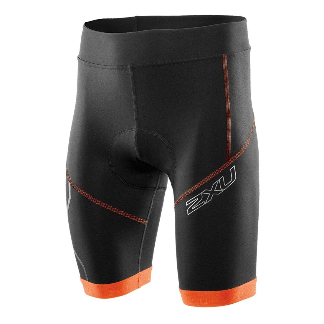 2XU Men's Compression Cycling Shorts - High-Performance Bike Shorts for Cycling, Running & Workouts - Moisture-Wicking & Breathable for Comfort & Support