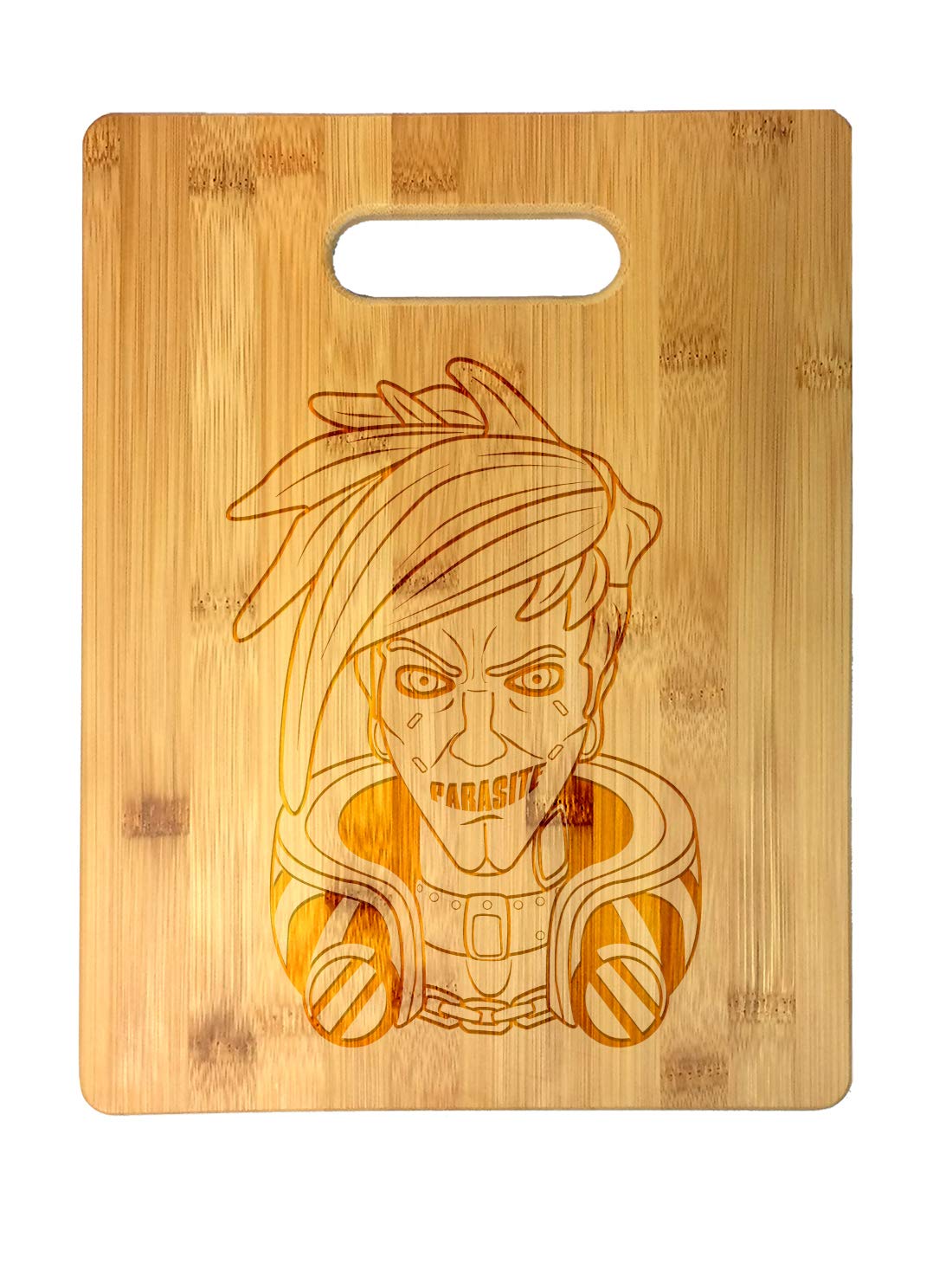 Bandit Cult Leader King Parasite Text Game Parody Laser Engraved Bamboo Cutting Board - Unique Gift for Weddings, Housewarming, Anniversaries, Birthdays & Father's Day - Perfect for Kitchen Decor, Serving Charcuterie & Displaying in Your Home