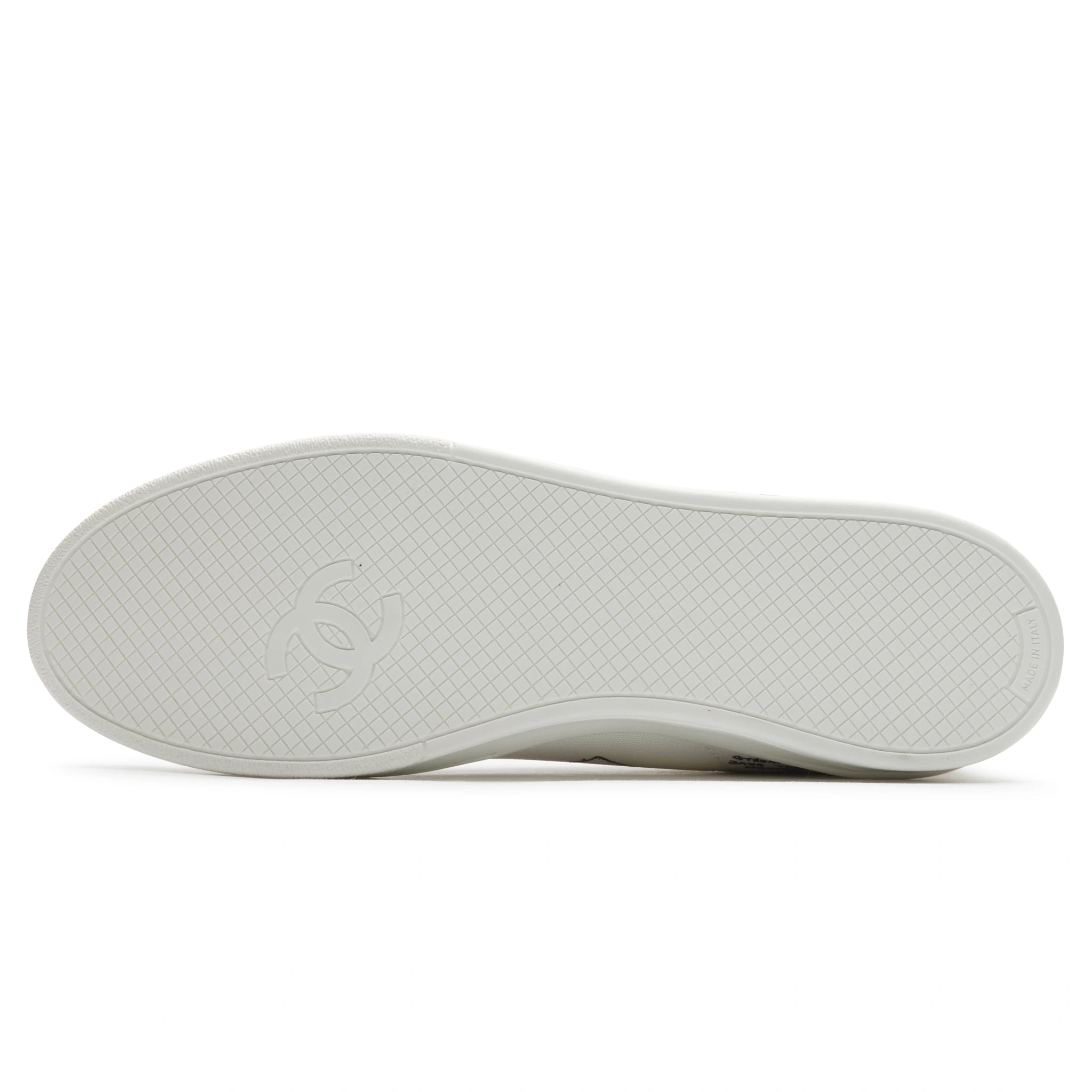 Chanel x Pharrell White Canvas Sneakers - Authentic Pre-Owned Luxury Shoes for Men | Streetwear Fashion, Casual Wear & Collector's Item
