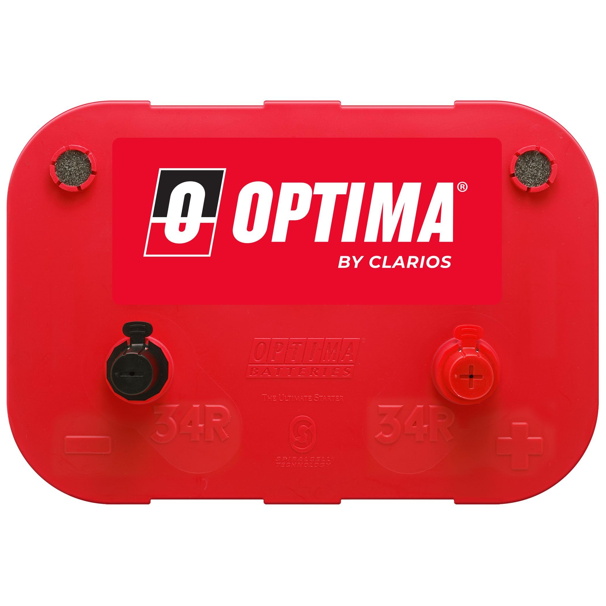 OPTIMA Batteries 34R RedTop High Performance AGM Battery - 800 CCA, SAE Terminal, Maintenance Free for Cars, Trucks & SUVs | Perfect for Off-Roading, Daily Commuting & Extreme Weather Conditions