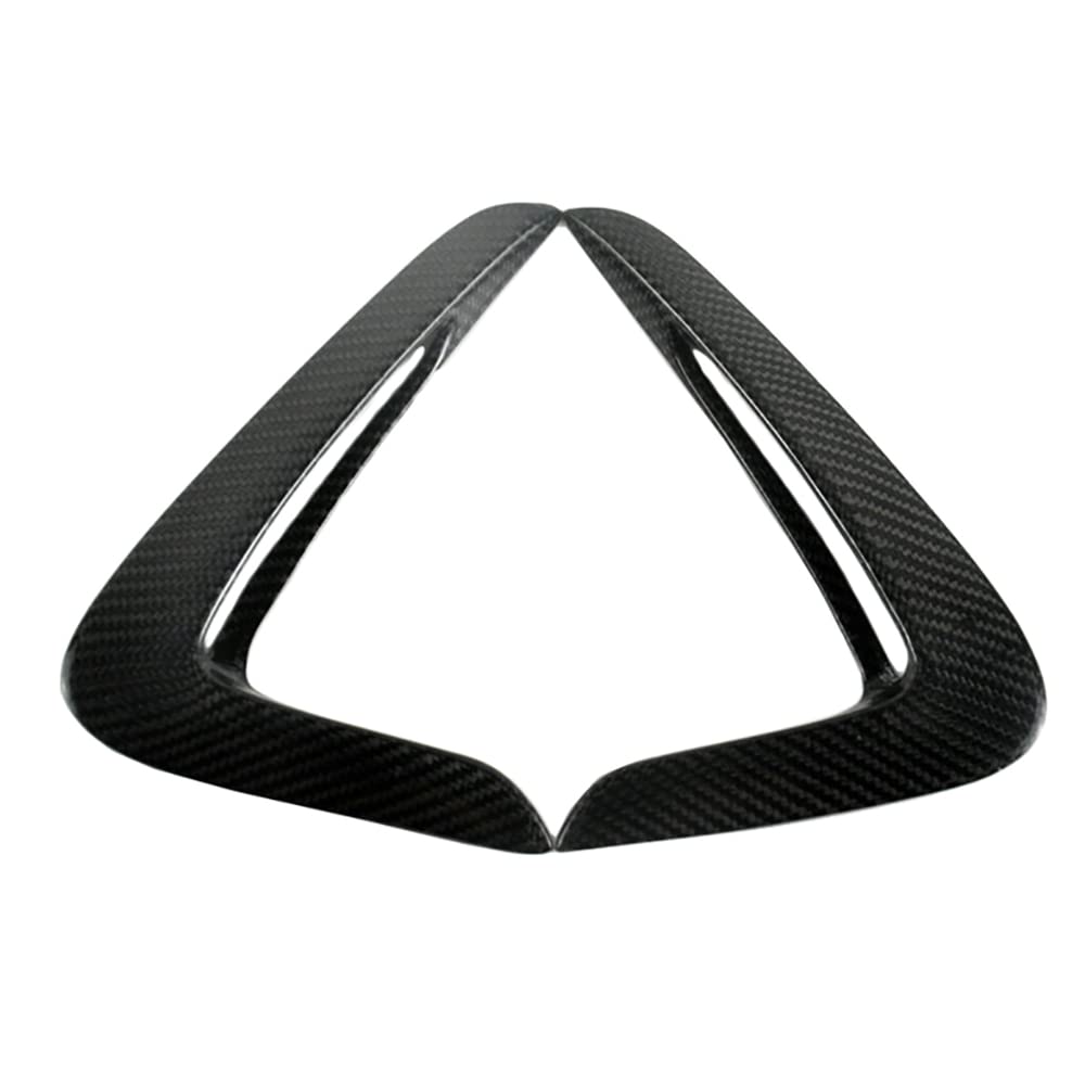 Carbon Fiber Style Side Body Intake Grille Fender Air Vent Trim Cover for BMW F32 F33 F36 4-Series (2014-2017) - Upgrade Your Car's Sporty Look for Street Racing & Car Shows