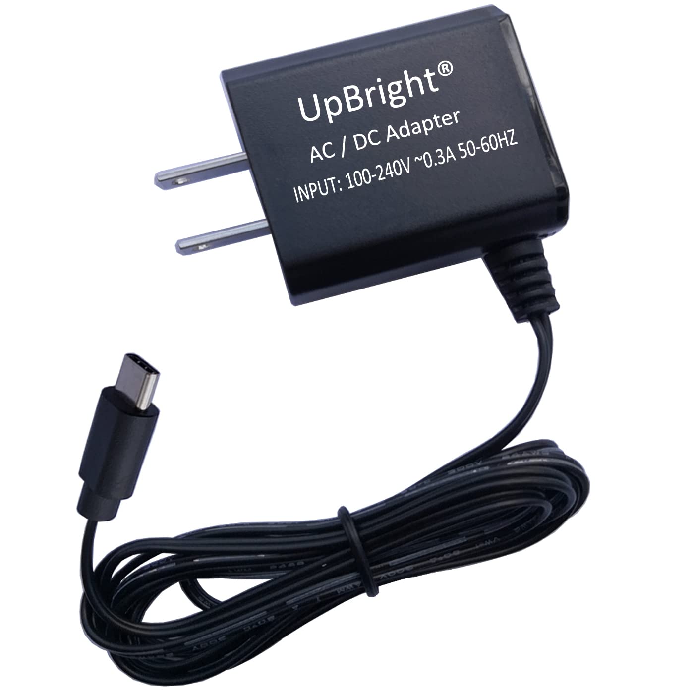 UpBright USB-C 5V AC/DC Adapter for Cubii Total Body+ F4C1 Seated Under-Desk Elliptical - 3.7V 4400mAh 16.28Wh 5VDC 1.0A Power Supply Cable & Battery Charger | Perfect for Home Office, Gym, and Rehabilitation Exercises