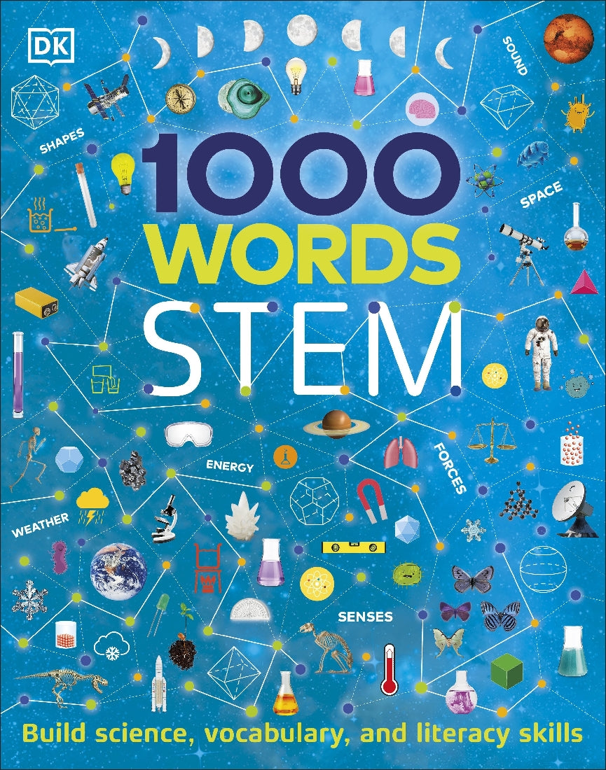 1000 Words: STEM Early Learning Vocabulary Flash Cards for Kids | Educational Science, Technology, Engineering & Math Flashcards | Perfect for Homeschooling & Classroom Activities