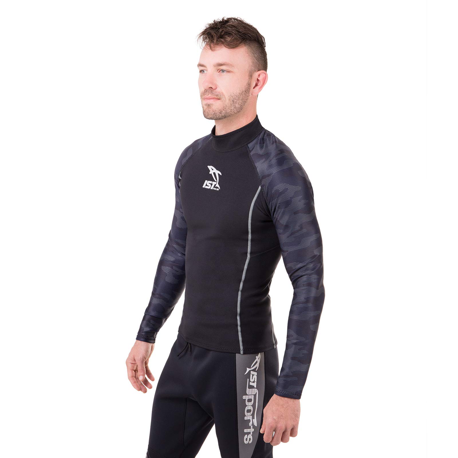2mm Neoprene Wetsuit Shirt & Rashguard Top for Men Women - UV Protection, Quick Dry Swim Shirt for Surfing, Diving, Snorkeling, Kayaking & Water Sports