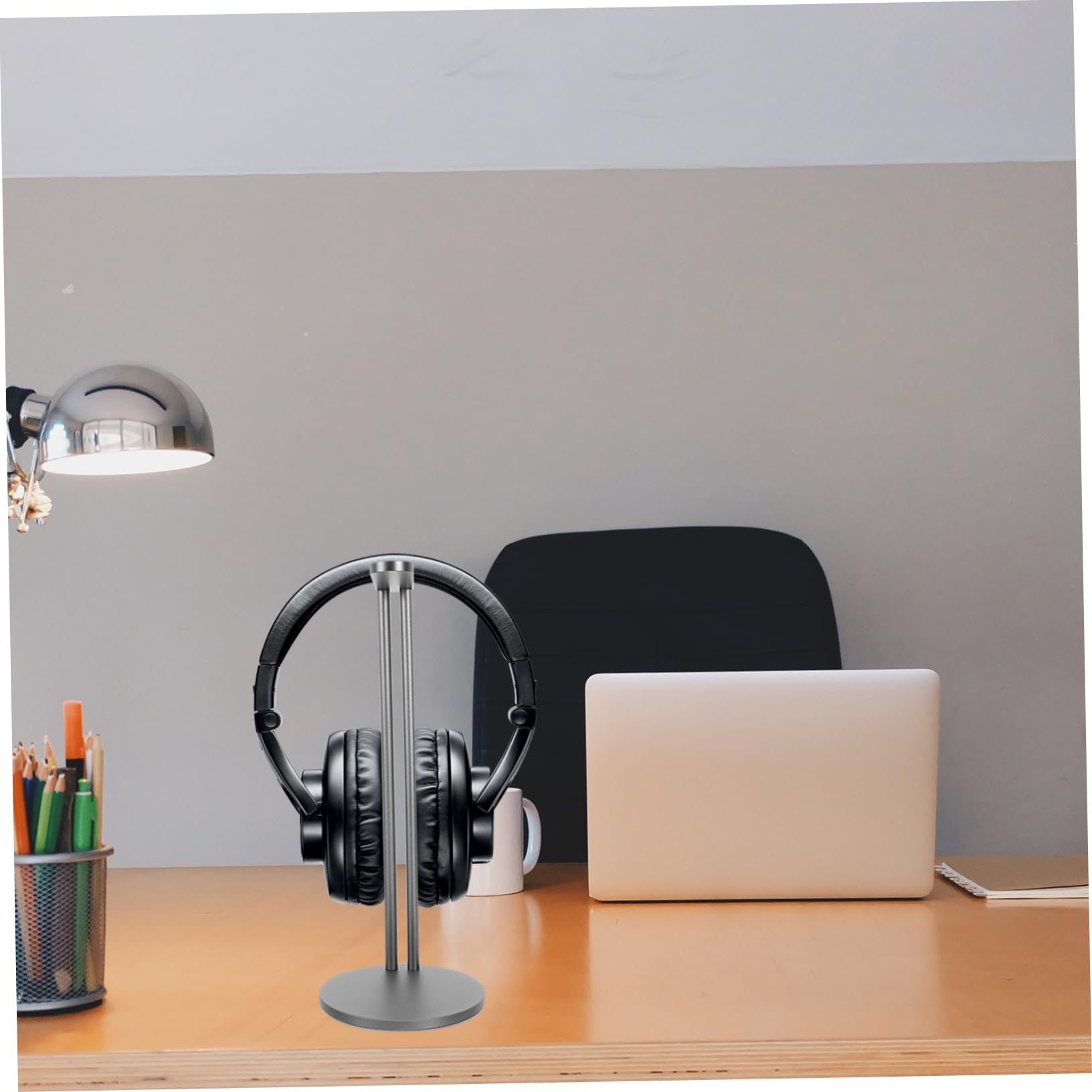 IMIKEYA Gaming Headset Stand - Space-Saving Headphone Holder with Non-Slip Base - Perfect for PC, PS5, Xbox Setup & Desk Organization