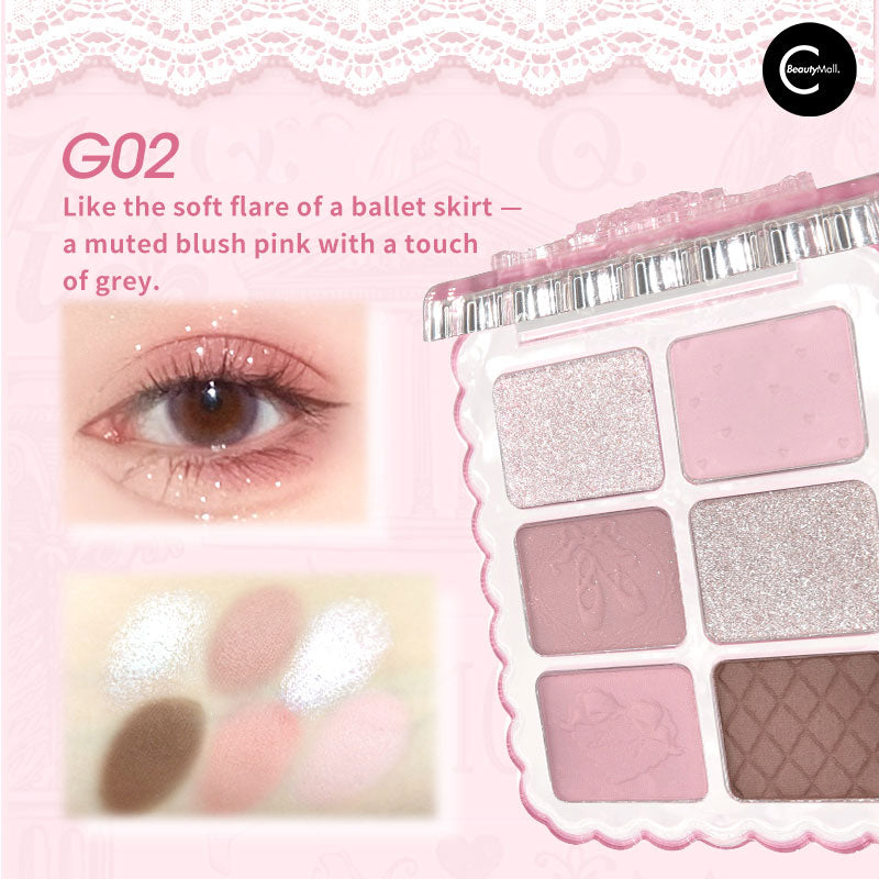 Gogotales Little Gem Eyeshadow Palette - 12 Highly Pigmented Matte & Shimmer Shades, Vegan & Cruelty-Free - Perfect for Everyday Makeup, Party & Special Occasions
