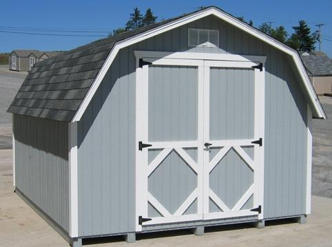 Classic Gambrel Barn 4' Sidewalls Panelized Kit - DIY Barn Building Kit for Backyard, Farm & Storage Shed - Easy Assembly Prefab Structure