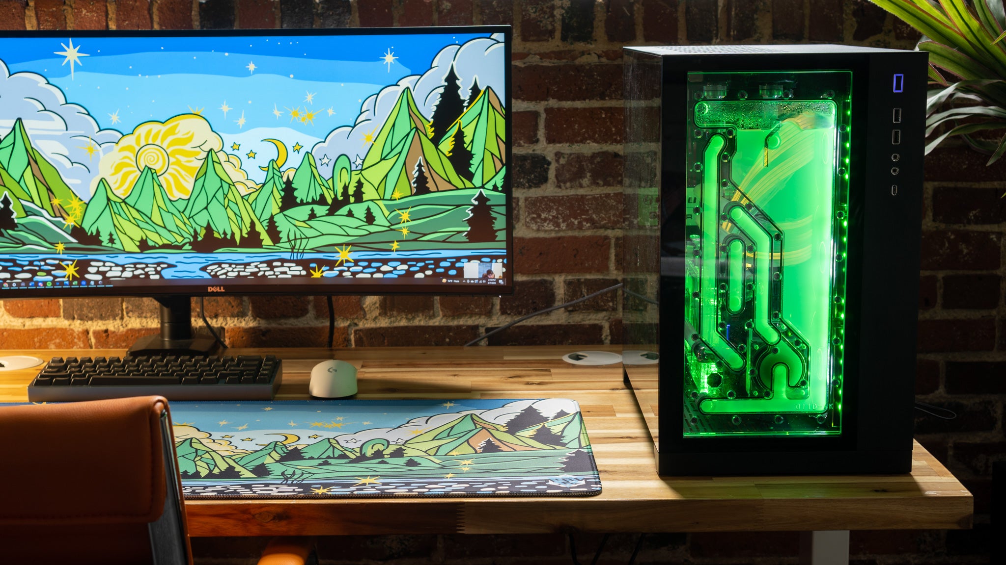 Growth Limited Edition Landscape Deskmat - Large Mouse Pad for Gaming & Office - Ergonomic Non-Slip Desk Mat for Computer, Keyboard & Workspace - Perfect for Home, Office & Gaming Setup