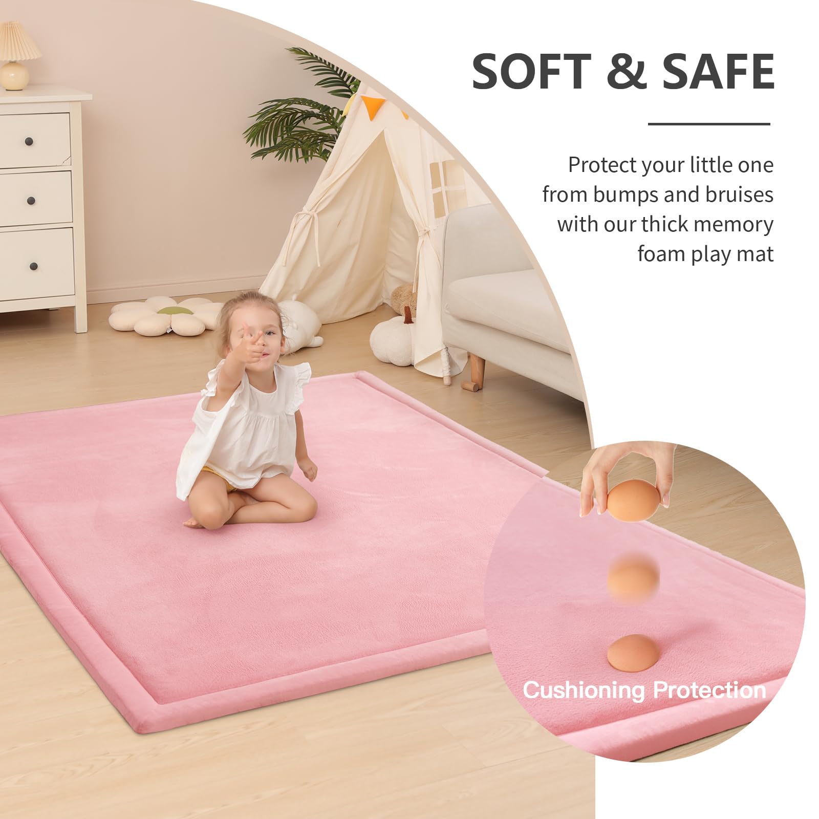**Extra Large Baby Play Mat - 1.3
