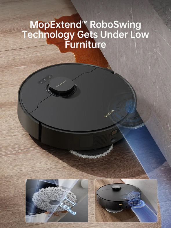 Dreame X40 Ultra Robot Vacuum and Mop with Auto Empty Station & Self-Cleaning Mop - Smart Home Cleaning for Hardwood Floors, Carpets & Pet Hair - Perfect for Large Homes & Busy Families