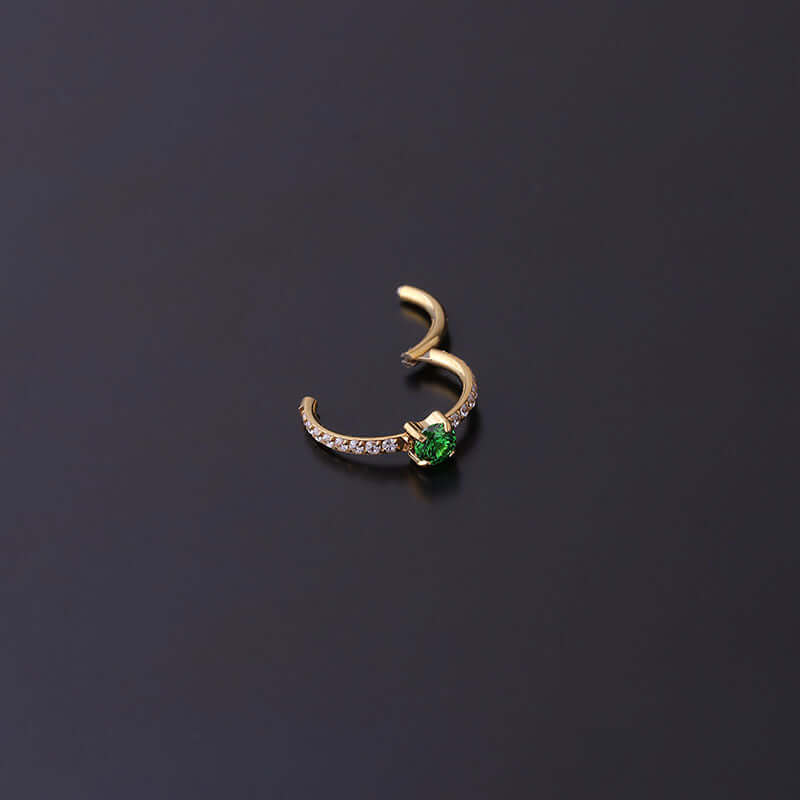 16G Small Cartilage Hoop Earrings - Septum Huggie Nose Rings for Women | HSPJ712 | Perfect for Daily Wear, Piercing Jewelry Gift for Her
