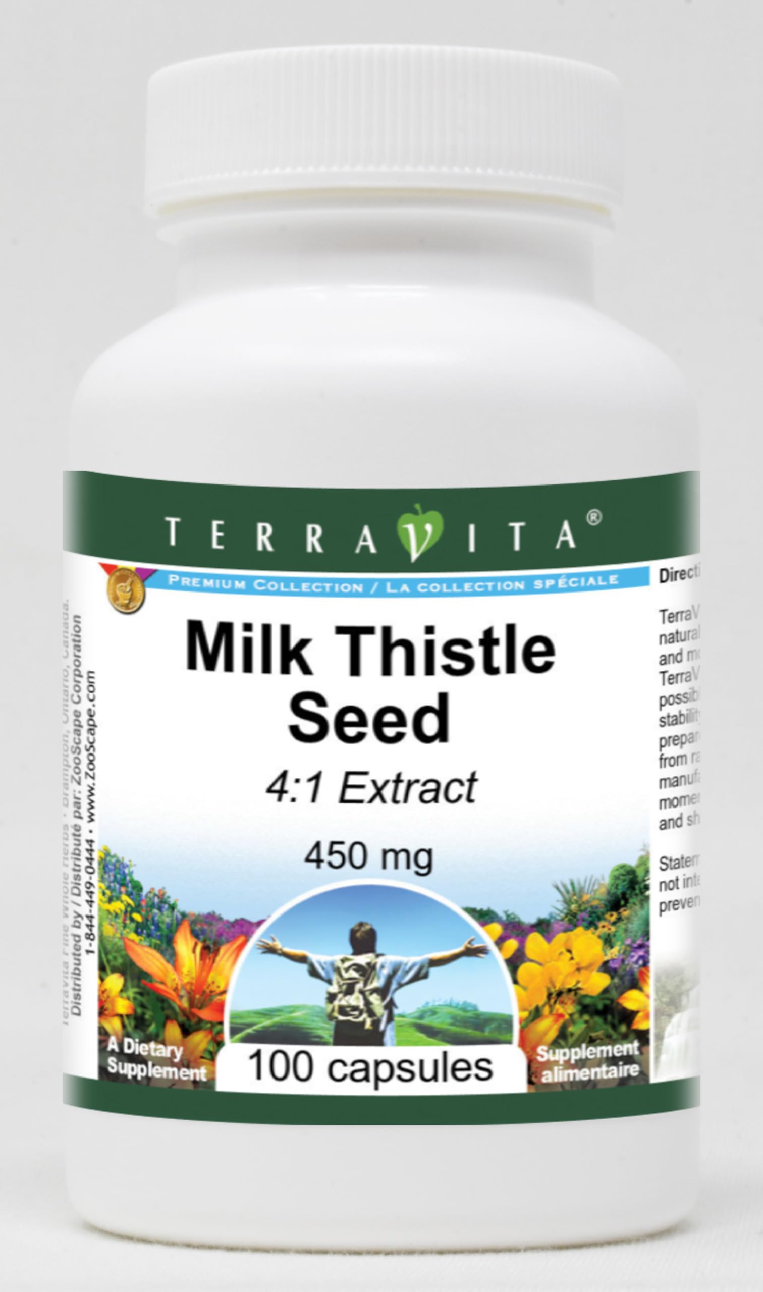 Premium Milk Thistle Seed 4:1 Extract 450mg - 100 Capsules per Bottle (3-Pack) | Liver Support & Detox Supplement | Supports Healthy Digestion & Natural Cleansing | Ideal for Daily Wellness Routine & Post-Holiday Detox