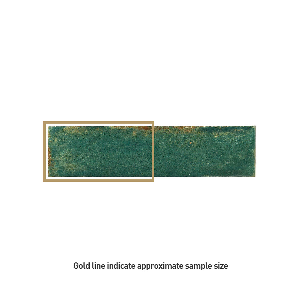 Premium Ravello Dark Green 60x240 Zellige Matte Subway Tile - Moroccan-Inspired Ceramic Wall & Backsplash Tile for Kitchen, Bathroom & Shower