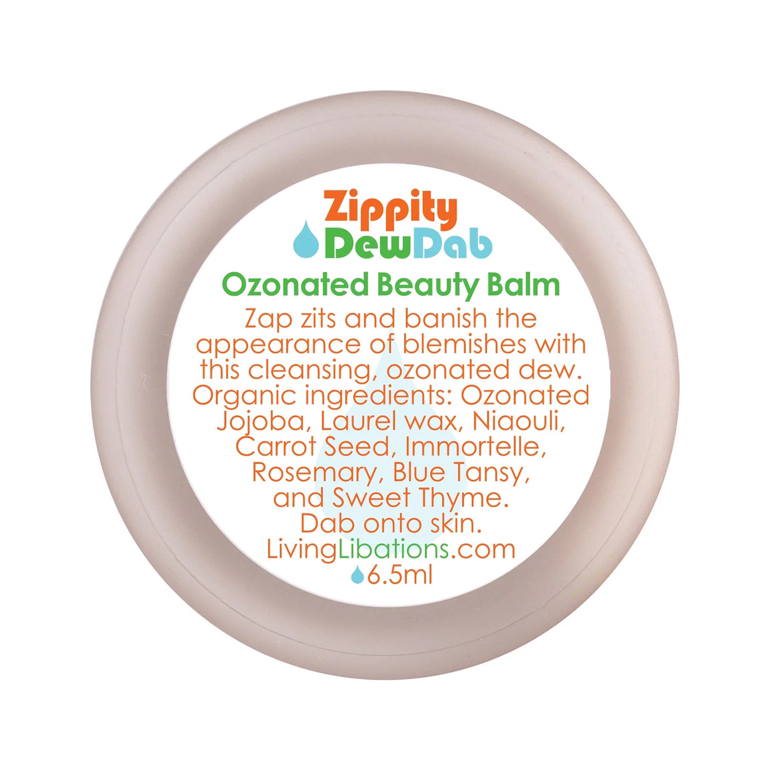 Zippity Dew Dab Ozonated Beauty Balm - Organic Skincare Moisturizer for Face & Body | Perfect for Dry Skin Care & Nighttime Routine