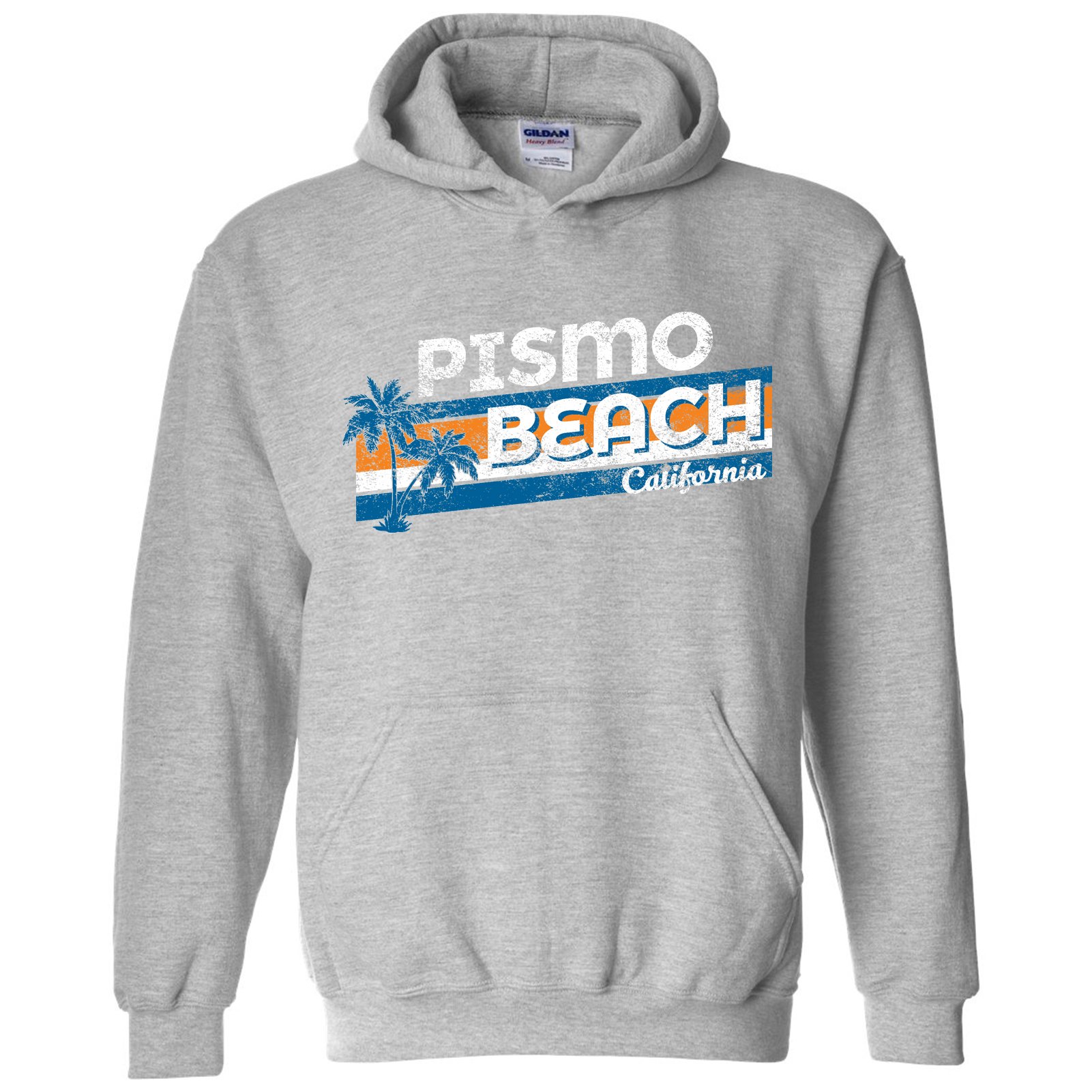 UGP Campus Apparel Retro Resort Hoodie - Vintage Style Summer Vacation Sweatshirt for Beach Holidays, College Campuses & Casual Outings