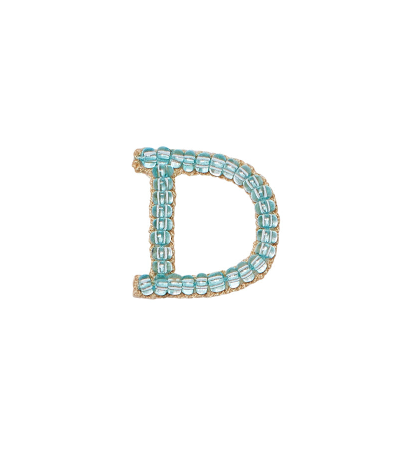 Personalized Small Beaded Letter Necklace - Custom Initial Pendant Jewelry for Women | Perfect Gift for Birthday, Anniversary & Valentine's Day | Everyday Wear & Special Occasions