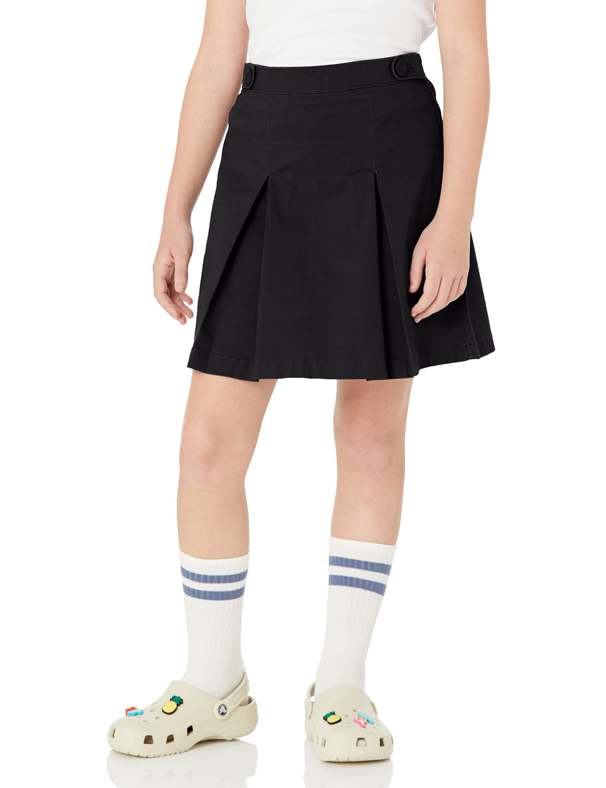 Amazon Essentials Girls' Uniform Scooter Skirts Multipack - Comfortable School Uniform Skirts for Girls, Perfect for School, Church & Special Occasions