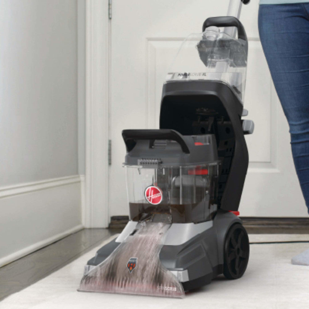 HOOVER FH68040VDI PowerScrub XL Pet Plus Corded Upright Carpet Cleaner Vacuum - Factory Serviced with Home Essentials Warranty - Perfect for Pet Hair Removal & Deep Cleaning Carpets, Upholstery, and Stairs