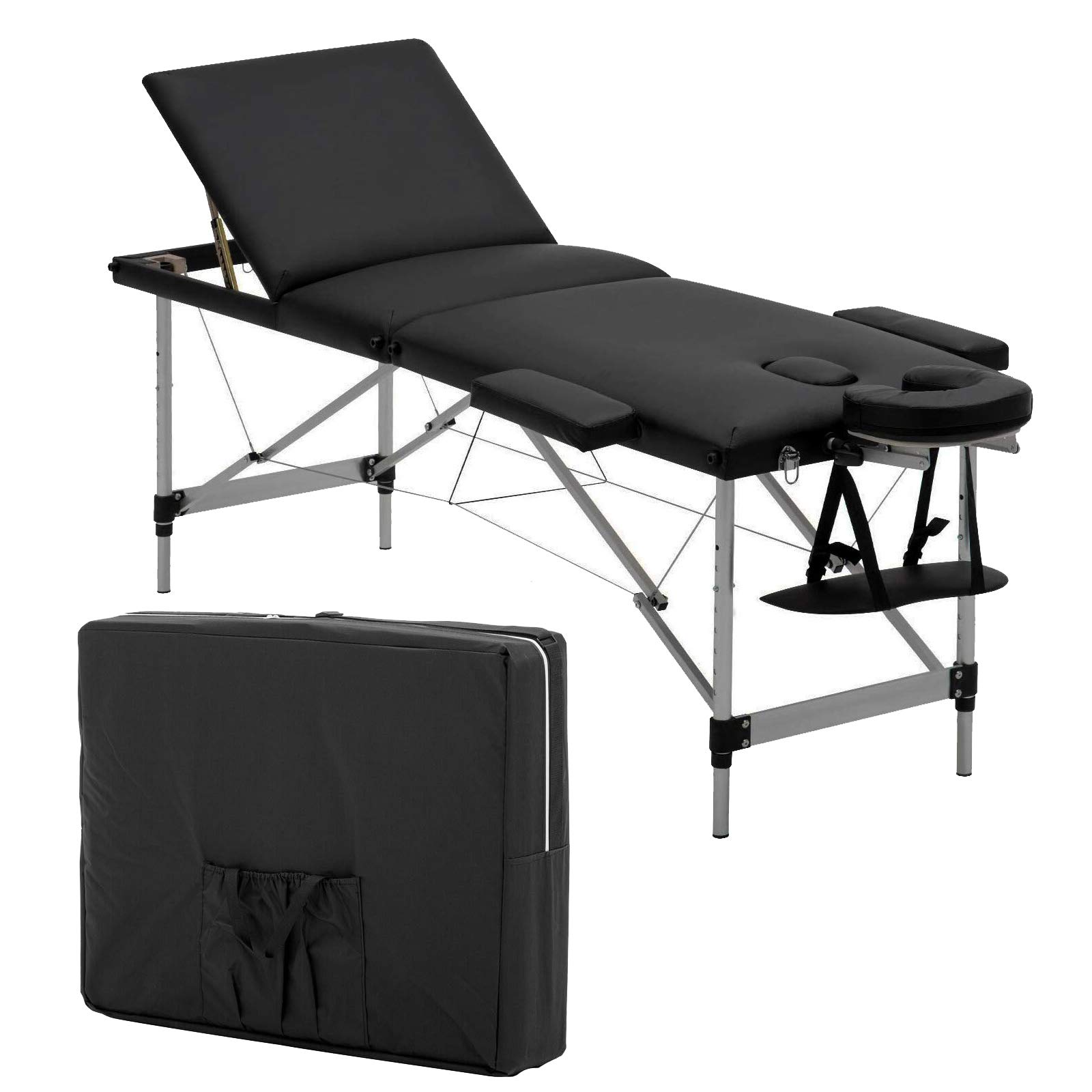 Professional Portable Massage Bed for Spa & Home Use - Adjustable, Ergonomic Design for Ultimate Comfort - Perfect for Therapists, Chiropractors, and Relaxation at Home