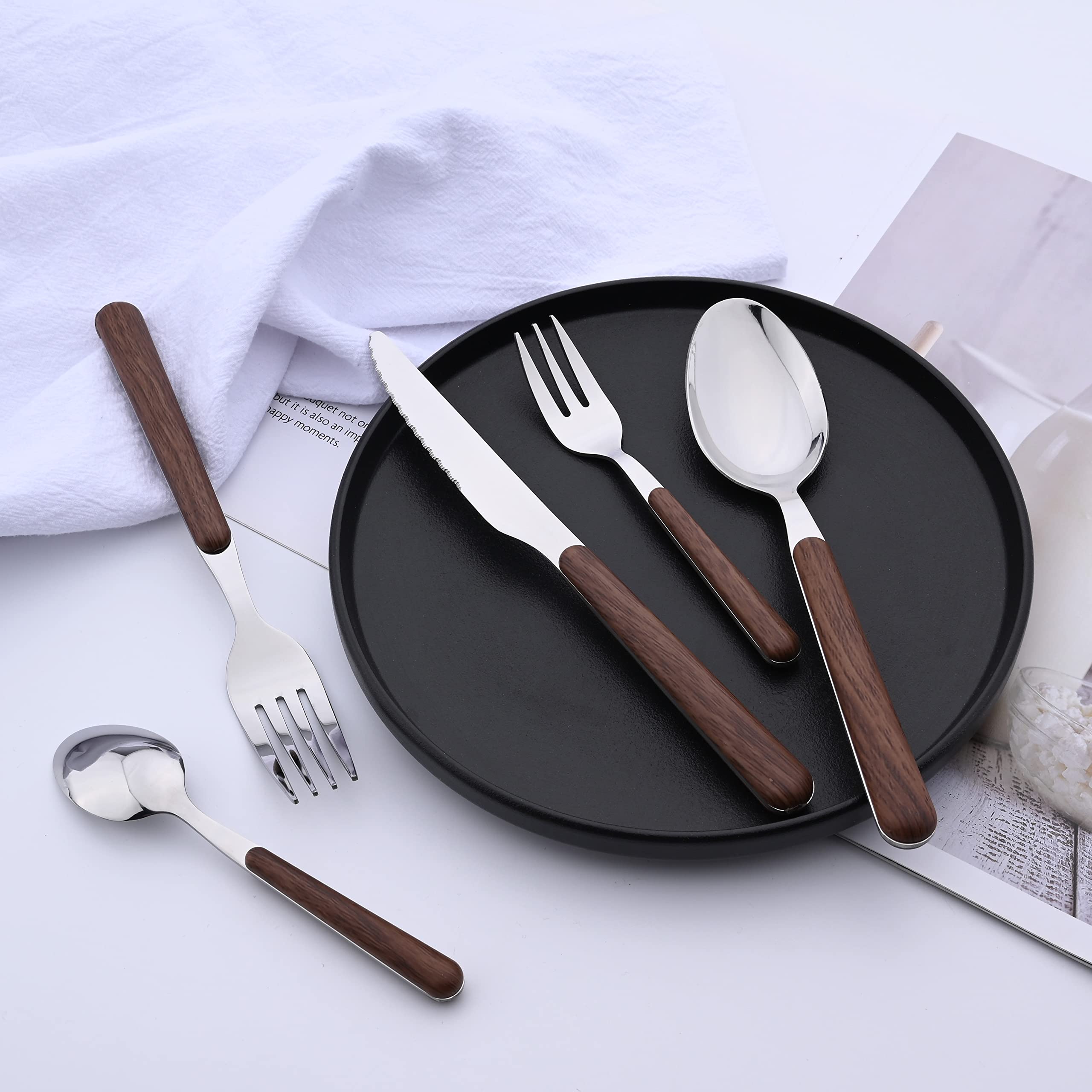 10-Piece Stainless Steel Appetizer Forks Set - 5.7