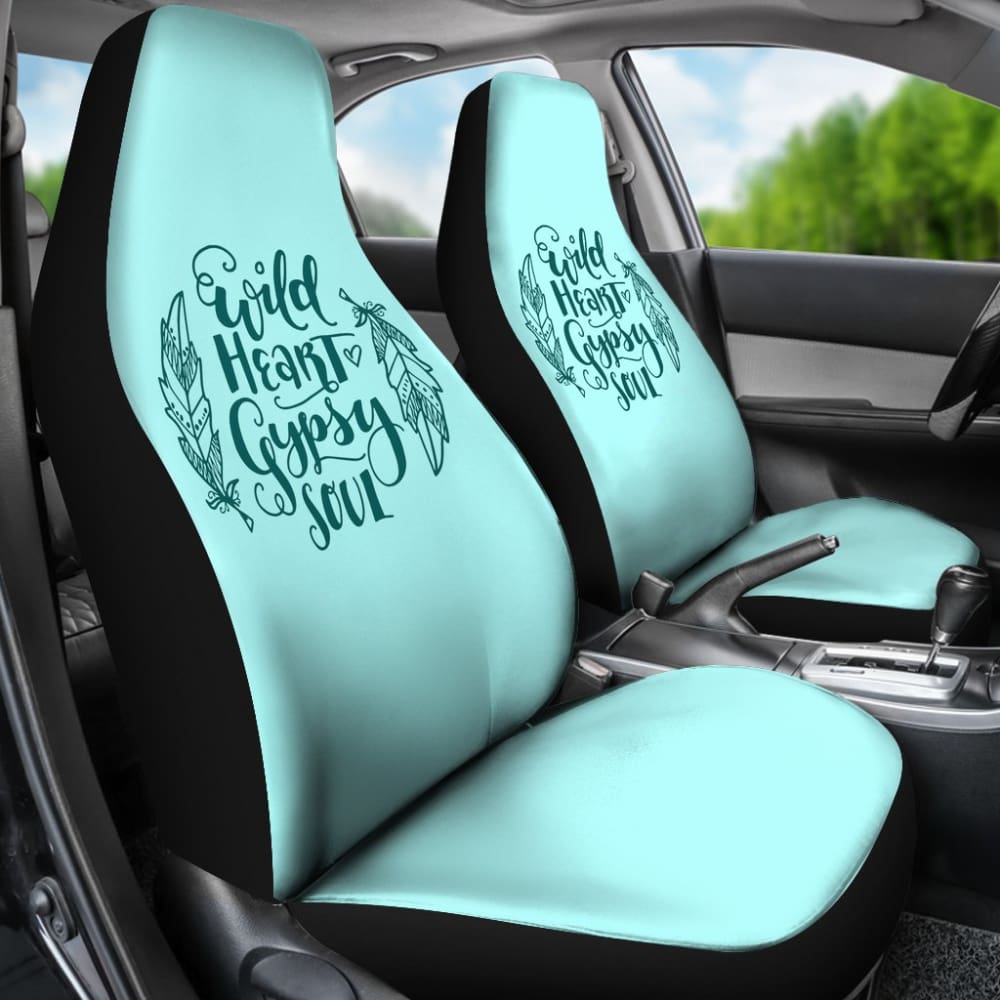Wild Heart Gypsy Soul Ombre Car Seat Covers for Cars, SUVs & Trucks - Stylish & Durable Auto Accessories for Road Trips & Daily Commutes