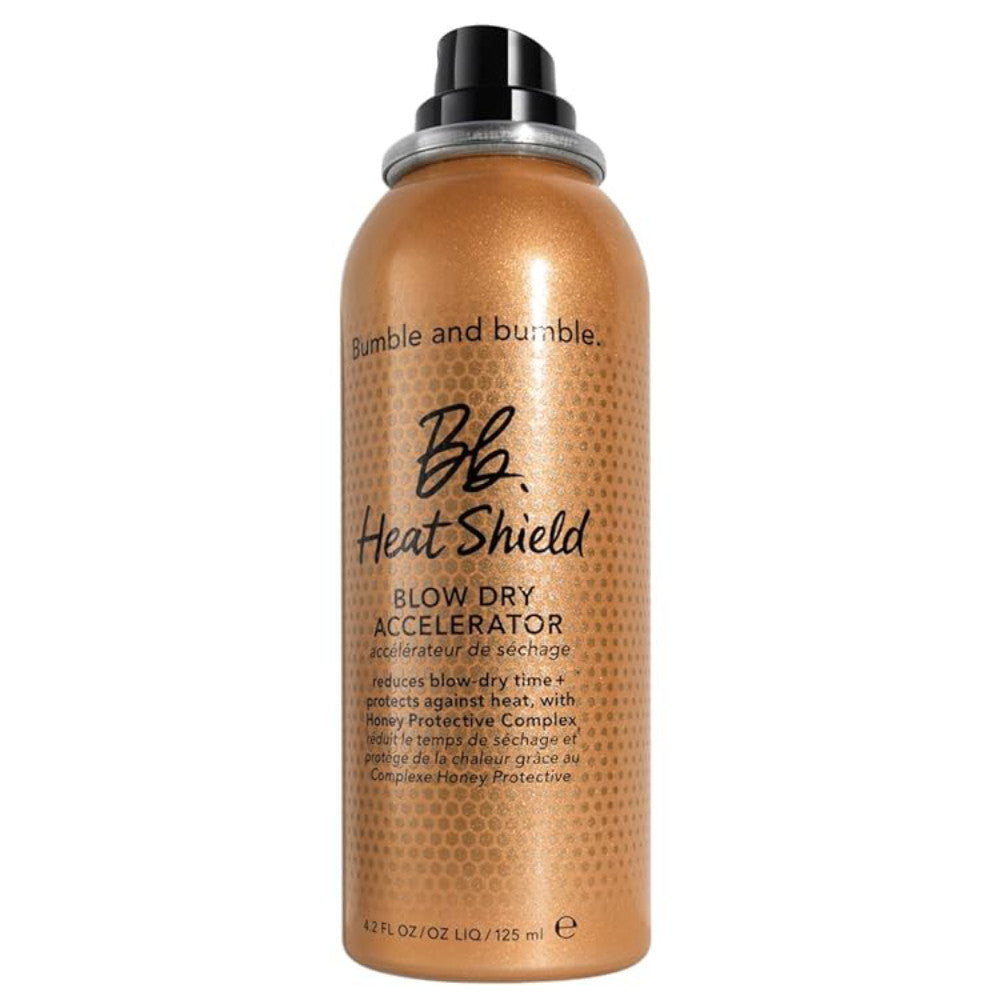 Bumble and Bumble Heat Shield Blow Dry Accelerator Hair Mist 4.2 oz - Thermal Protection Spray for Faster Drying, Frizz Control & Shine - Perfect for Salon Styling & At-Home Blowouts