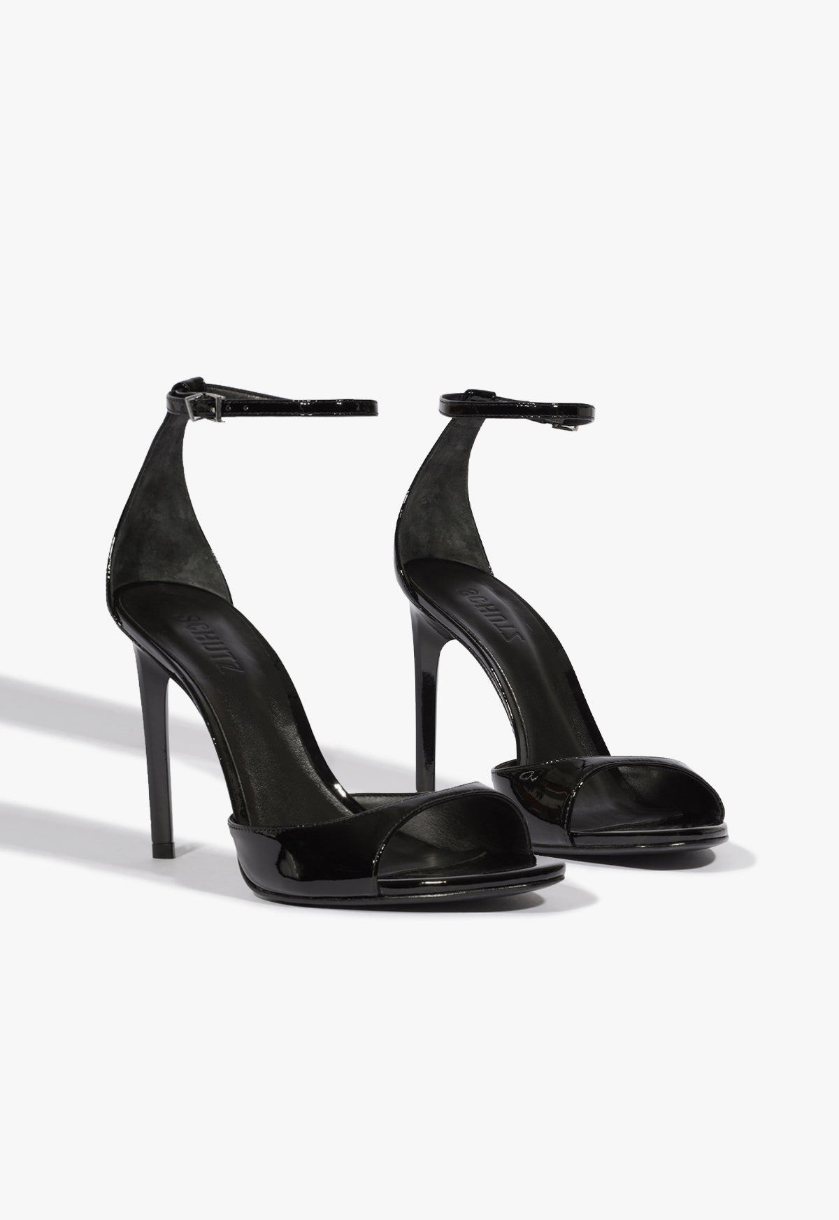 Scarlett Women's Patent Leather Sandals - Comfortable Strappy Heeled Sandals for Summer, Weddings & Beach Vacations