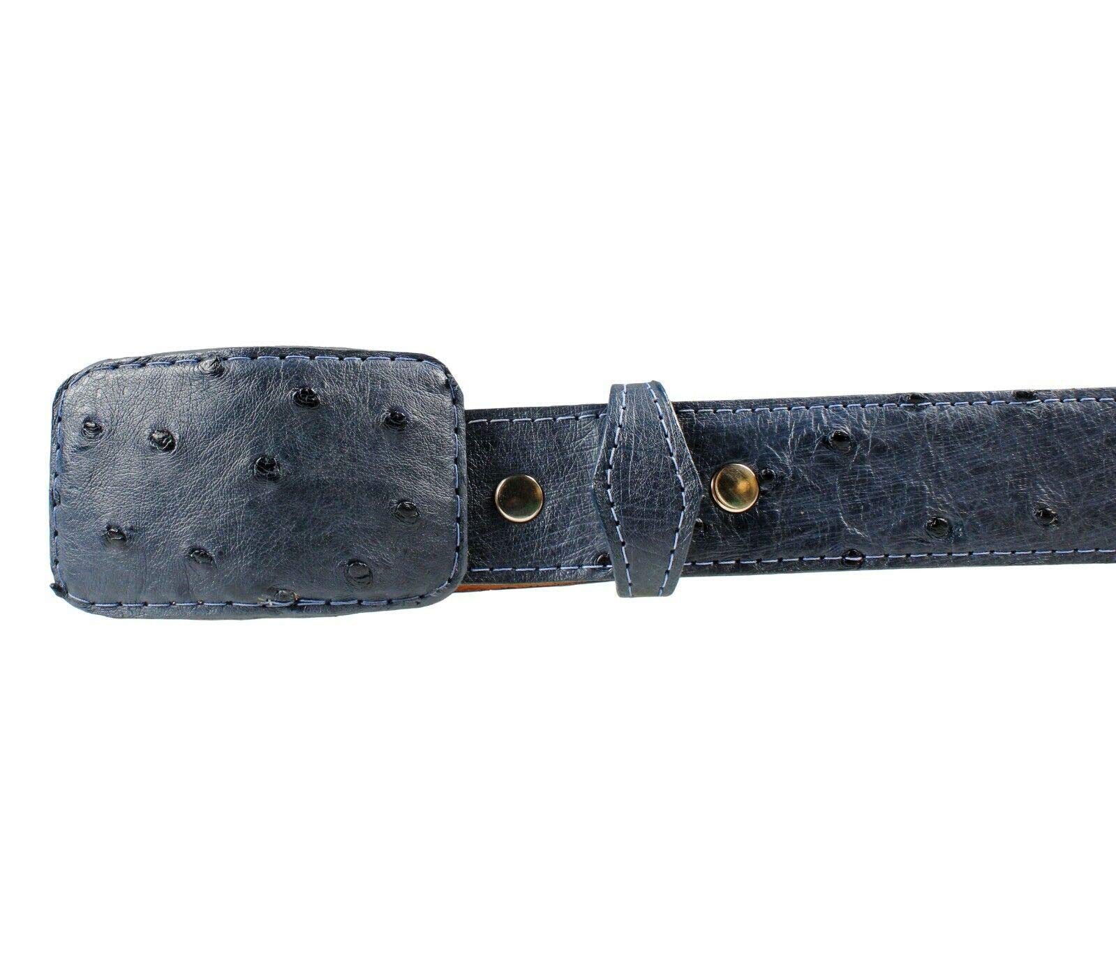 White Diamonds Genuine Ostrich Leather Belt 2