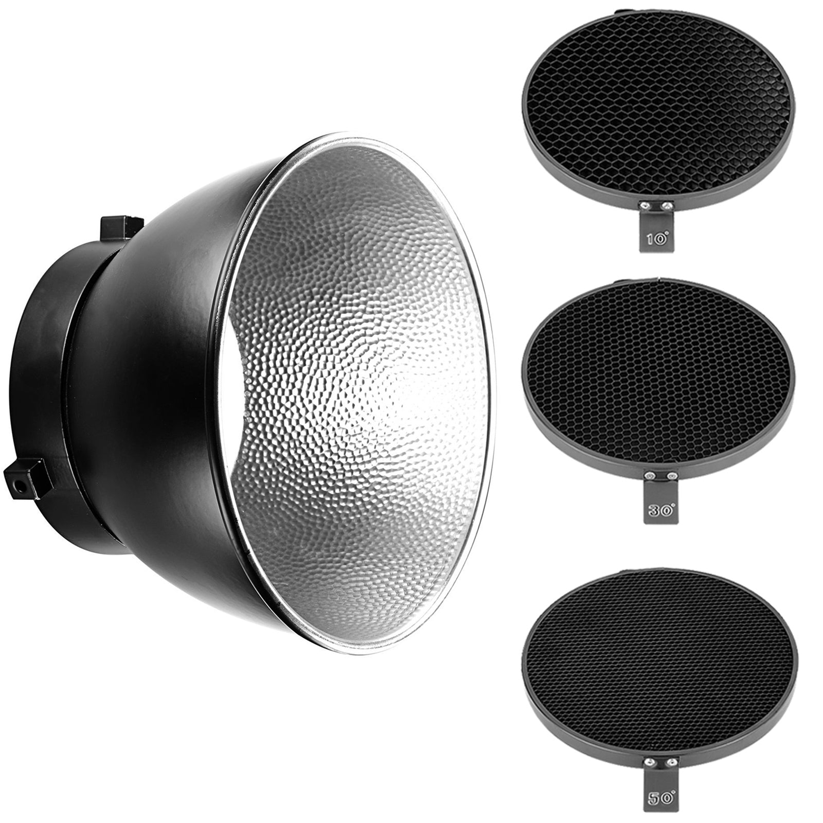 NEEWER 6.6/16.8cm Aluminum Alloy Honeycomb Grid Set for Softbox Lighting - Professional Photography Light Modifier for Studio, Portrait, and Product Photography