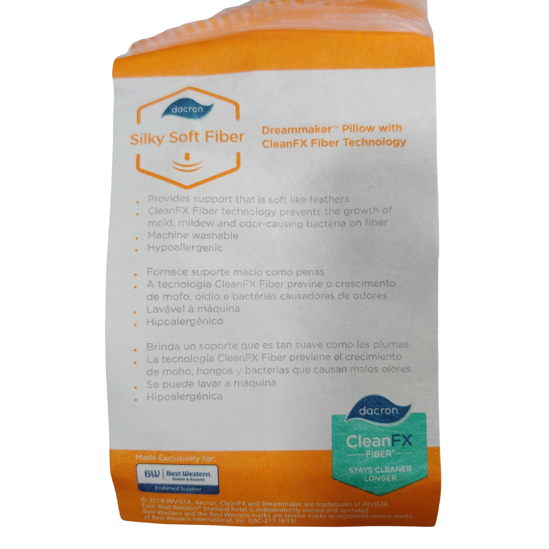 Best Western Dreammaker Pillow - Medium Support Pillow for Side & Back Sleepers | Hotel-Quality Comfort for Home Use