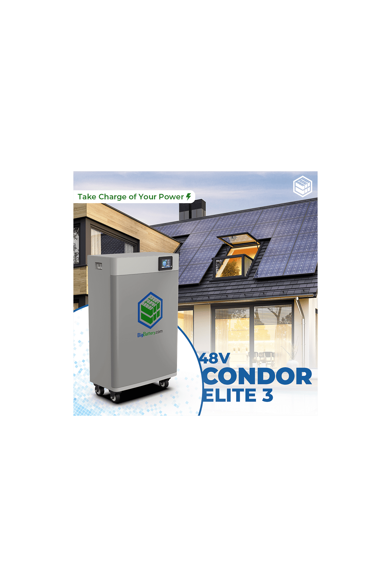 48V 2x Condor Elite 2 LiFePO4 Battery Kit - 462Ah 23.6kWh High Capacity Solar Energy Storage for Home & RV Power Backup