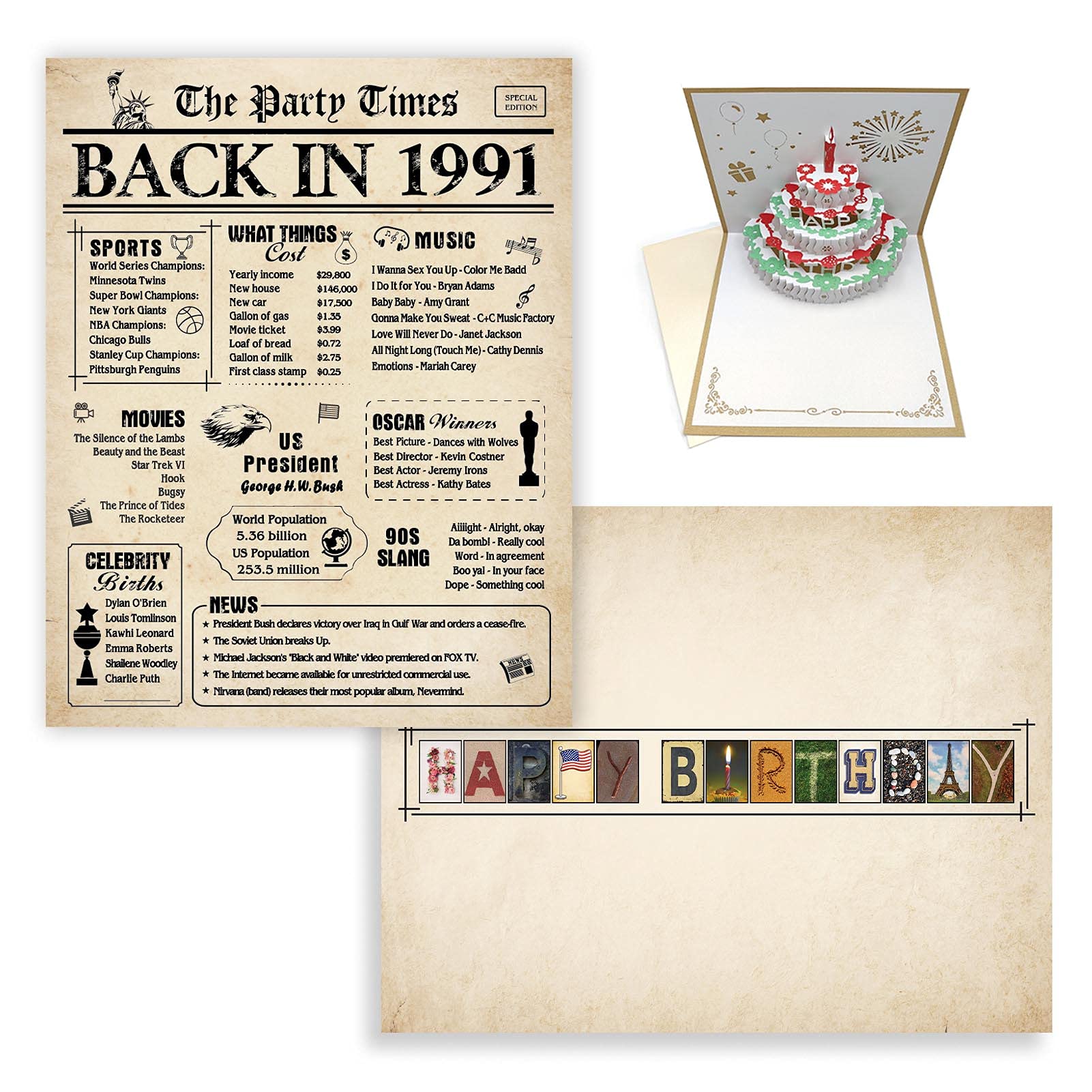 31st Birthday Party Decorations & Supplies - Vintage Themed Gifts for Women & Men | 11x14 Birthday Poster Card, Guest Book & Elegant Decor Ideas | Perfect for Milestone Celebrations, Anniversary Parties & Special Occasions