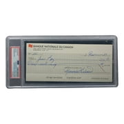 Authentic Maurice Richard Signed Montreal Canadiens Hockey Memorabilia - PSA/DNA Certified Bank Check #41 - Perfect for Sports Collectors & Hockey Fans Display