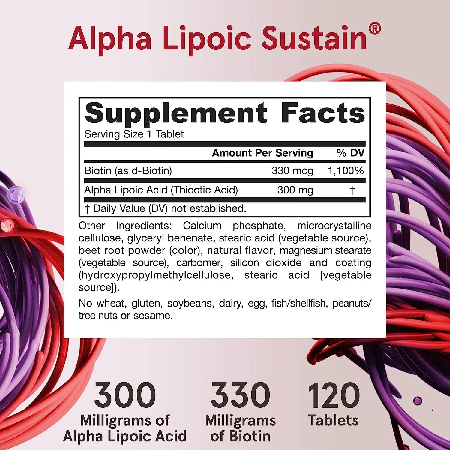 Jarrow Formulas Alpha Lipoic Acid Sustain 600mg - Antioxidant Supplement for Blood Sugar Support & Nerve Health - 60 Vegan Capsules - Perfect for Daily Wellness & Energy Boost