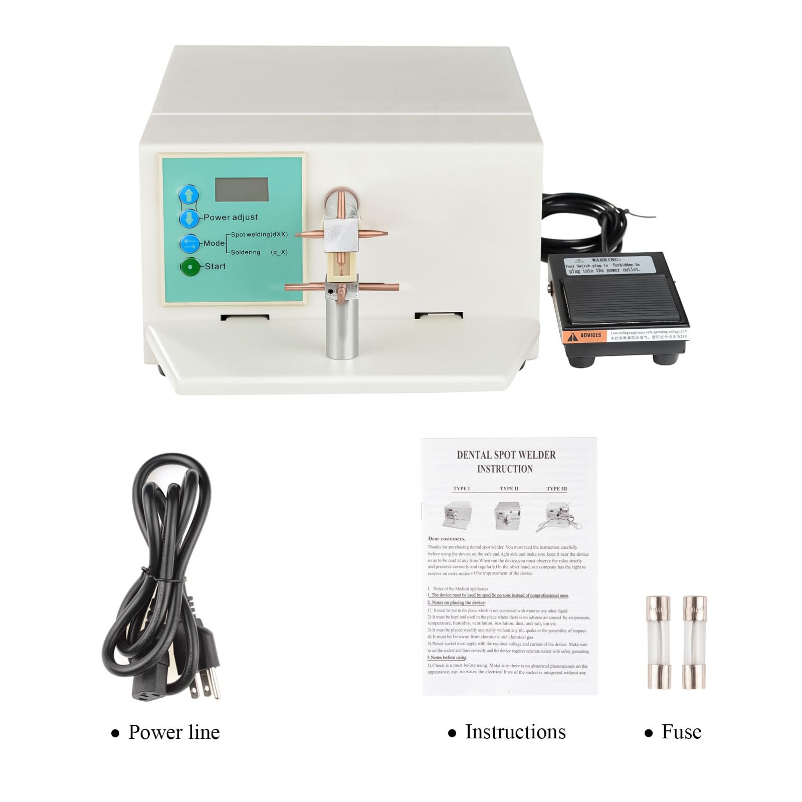 Bestlife Dental HL-WDI Spot Welding Machine for Orthodontic Material - Professional Dental Lab Equipment for Braces & Wire Welding