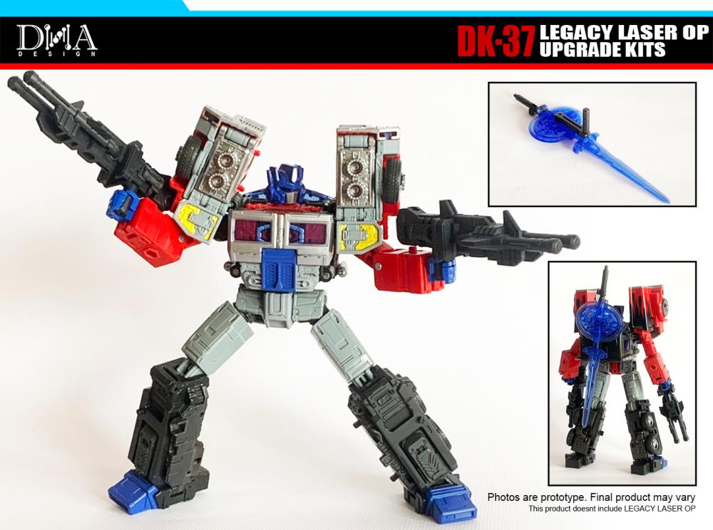 DNA Design DK-37 Upgrade Kit for Transformers Legacy Laser Optimus Prime - Enhanced Parts & Accessories for Collectors & Display Scenes
