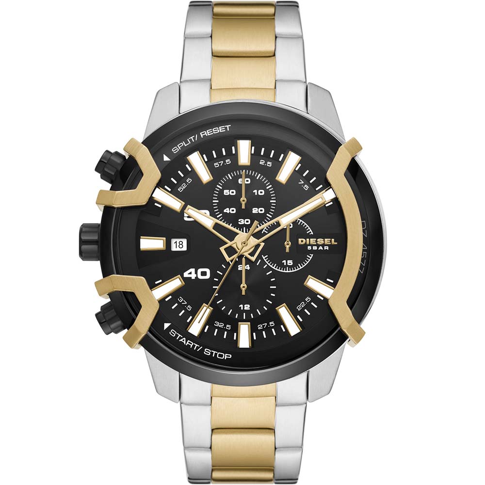 Diesel DZ4577 Griffed Chronograph Men's Watch - Stylish Analog Quartz Timepiece for Casual & Business Wear