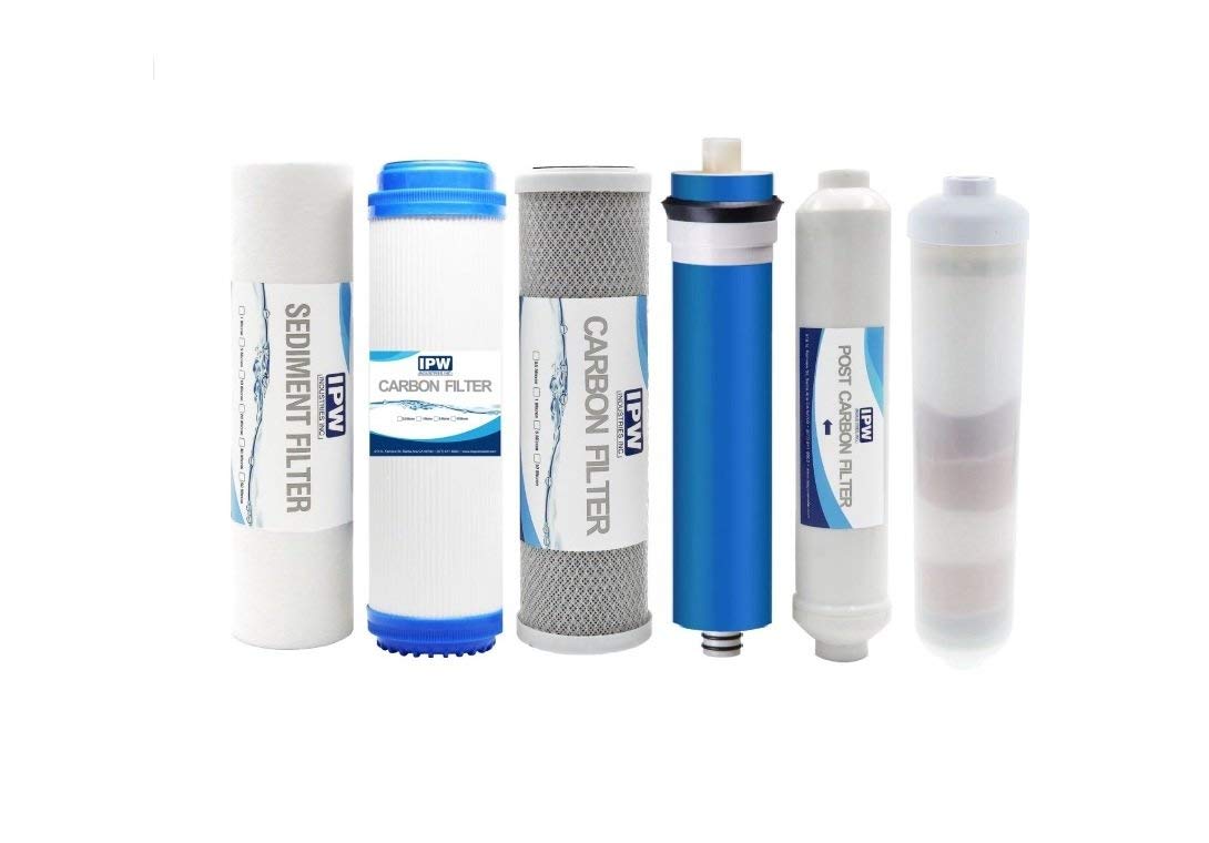 Ameritek Alkaline RO System Replacement Water Filter Kit – Compatible Water Filtration System for Clean, Healthy Drinking Water – Perfect for Home, Office, and RV Use